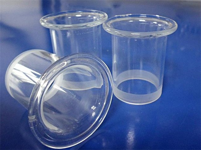 Transparent welding and sealing quartz flange custom processing