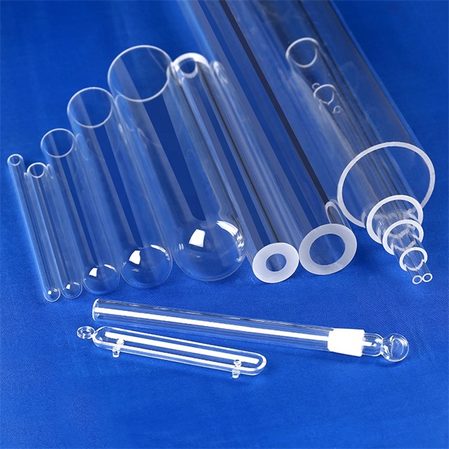 The polishing effect of quartz glass