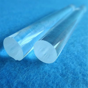 Glasfaser-Quarz-Leichtführungsstange optisch hoher Purity Quarz