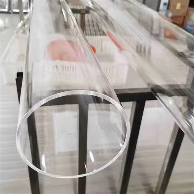 High temperature resistant large diameter quartz tube