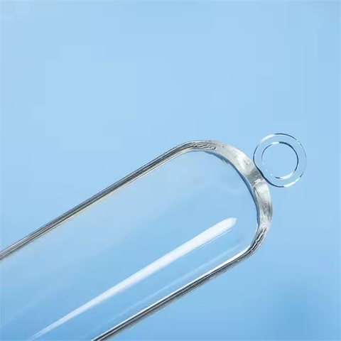 High Light Transmittance Semicircular Transparent Laboratory Quartz Boat