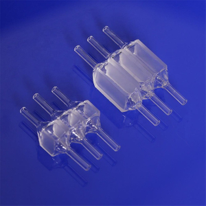 Laboratory Transparent Quartz Cuvette