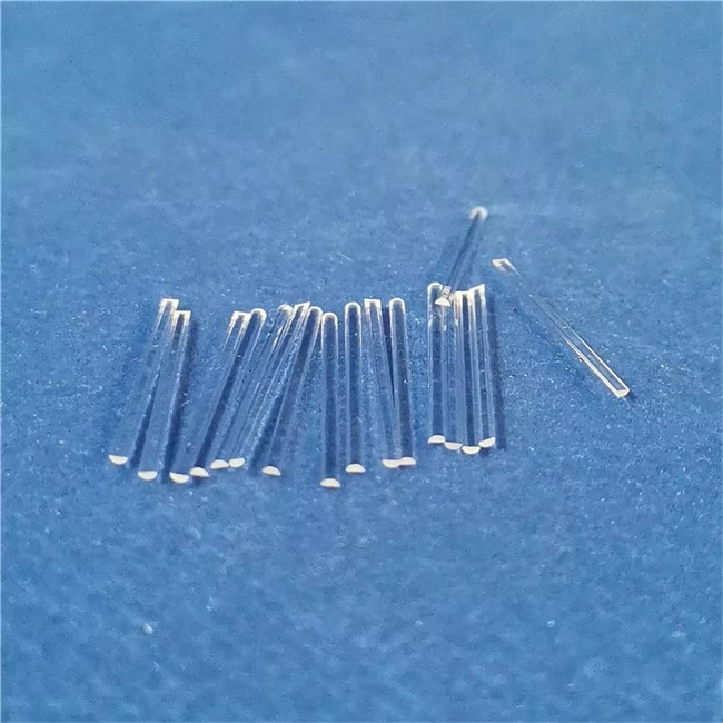 Thin small polished fused silica rod