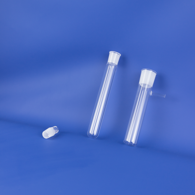 Spiral mouth transparent quartz tube factory
