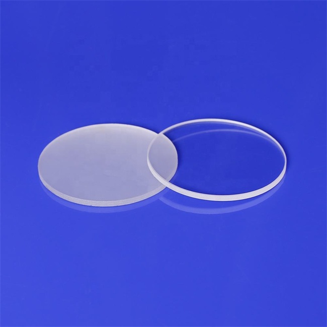Fully polished transparent quartz plate factory