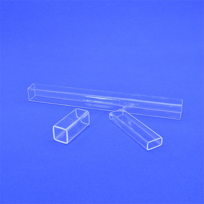 Square quartz glass tube factory
