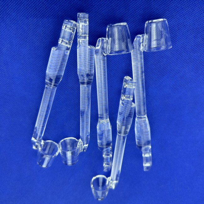 Laboratory equipment quartz glass tube