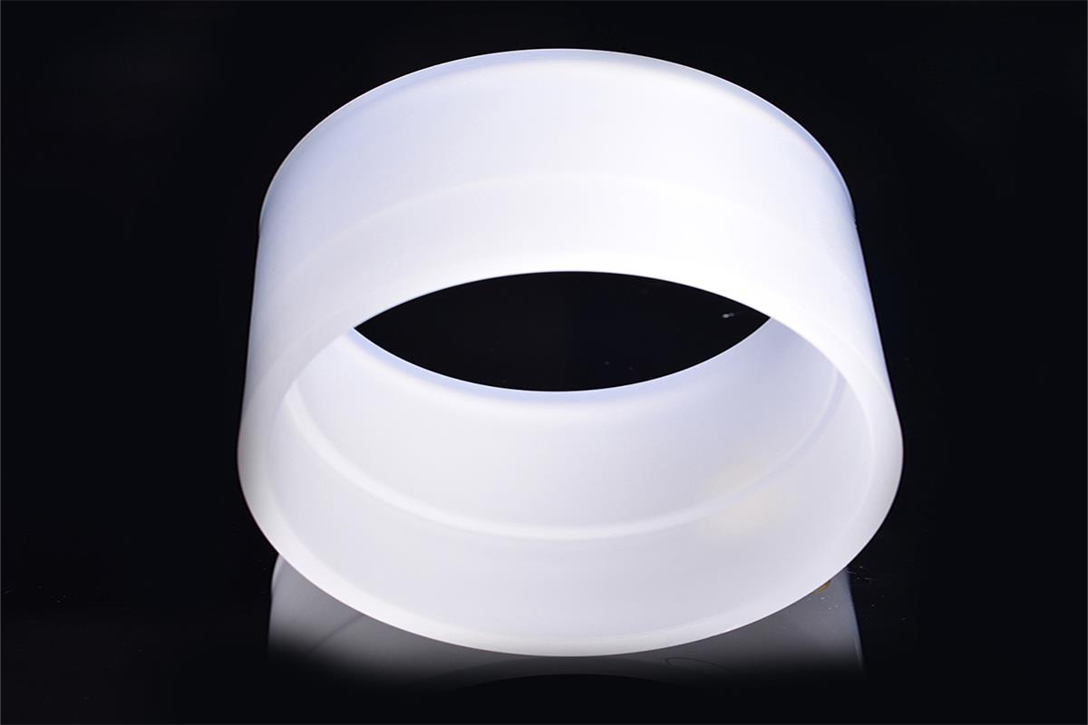 Quartz glass flange