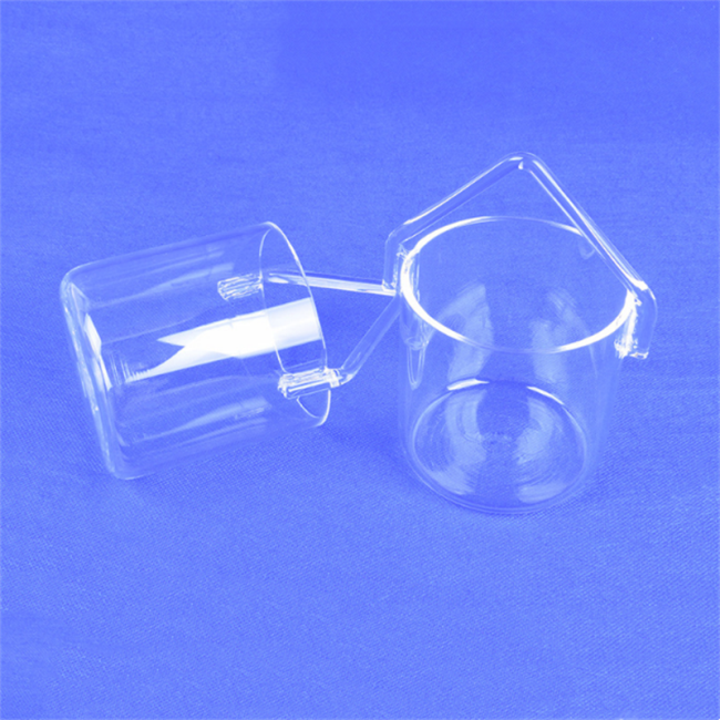 Laboratory quartz beaker measuring cup seller