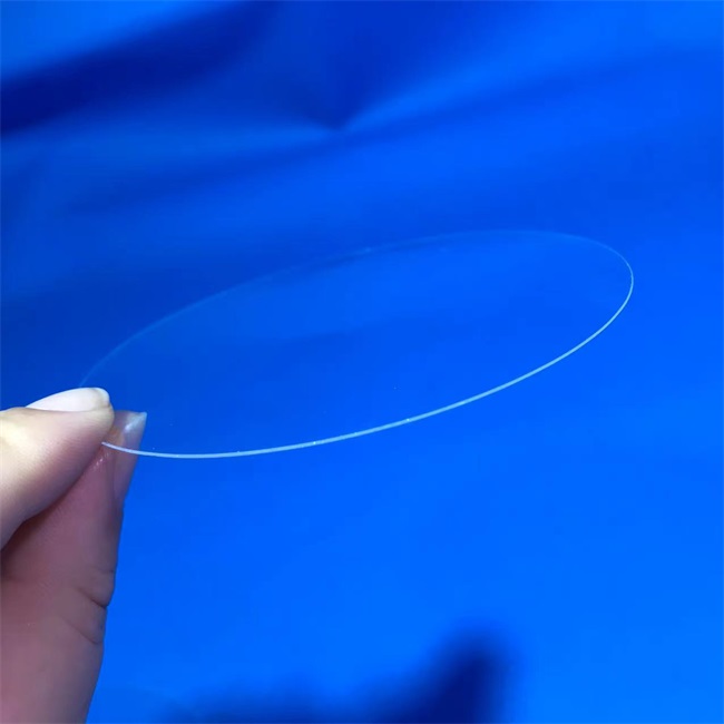 Ultrathin Round Quartz Glass disc