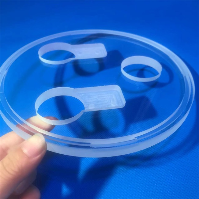 Customized Frosted Quartz Glass Plate Supplier
