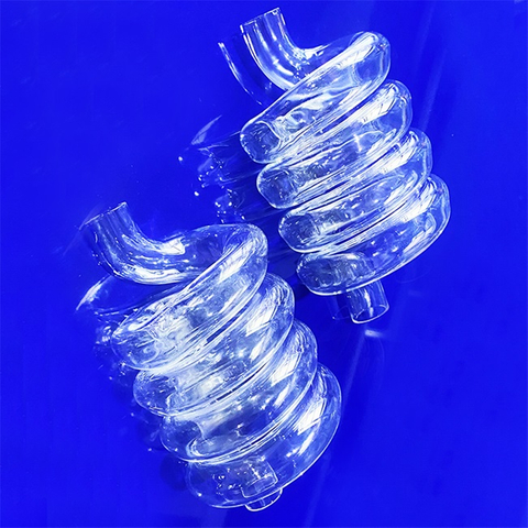 Transparent Quartz Spiral Tube Manufacturer Customized Various Sizes Quartz Glass Tube Supplier