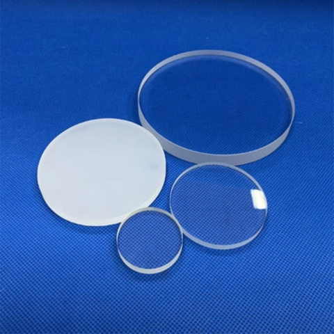Circular Fused Silica Glass Plates of Different Thicknesses