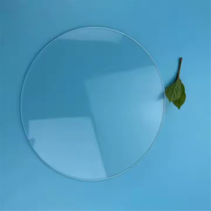 Fenêtre de quartz UV transparent de 20 à 800 mm de diamètre
