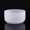 Crucible à quartz de haute pureté opaque à fond plat