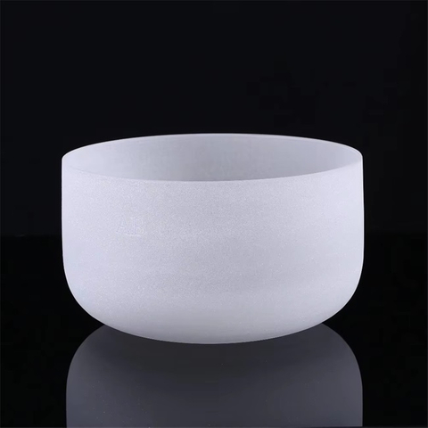 Crucible à quartz de haute pureté opaque à fond plat