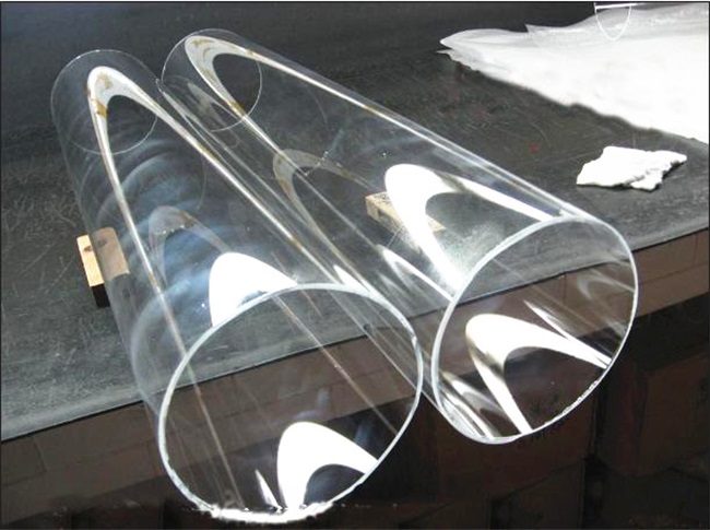 How to clean large-diameter quartz tubes