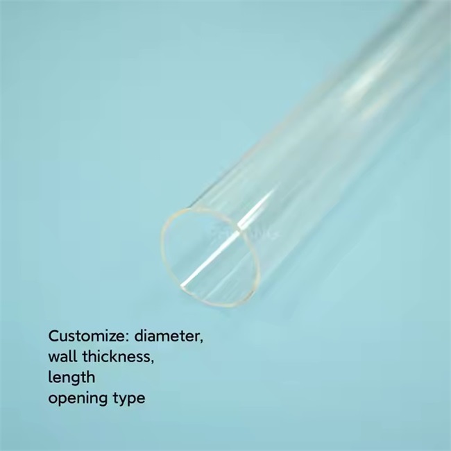 Small diameter tube furnace quartz exhaust tube