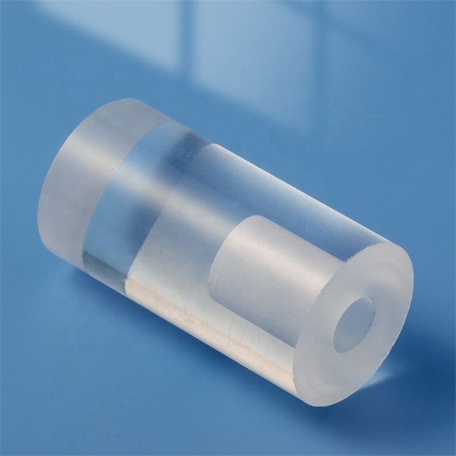 Mini quartz rod with hole at one end