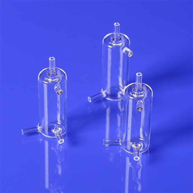 Laboratory transparent quartz overflow tube manufacturer
