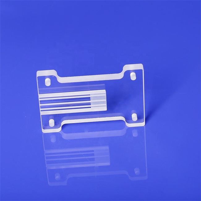 Laser engraved irregular quartz plate wholesaler
