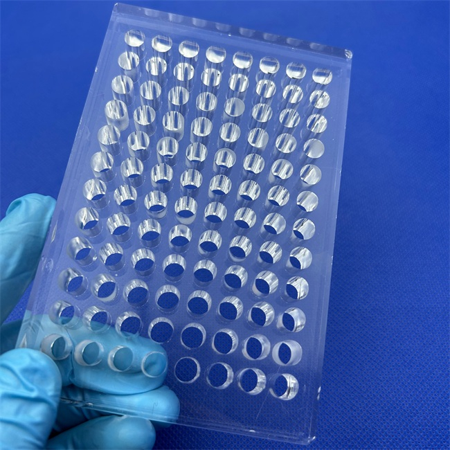 96 Well UV Resistant Quartz Plate