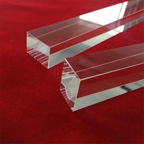  Tie en verre de quartz à carré transparent carré