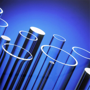 Tube en verre de silice fondu de qualité aérospatiale