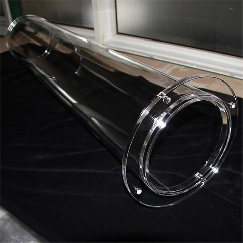 3-300mm عالي نقاء الأنبوب الكوارتز الزجاج