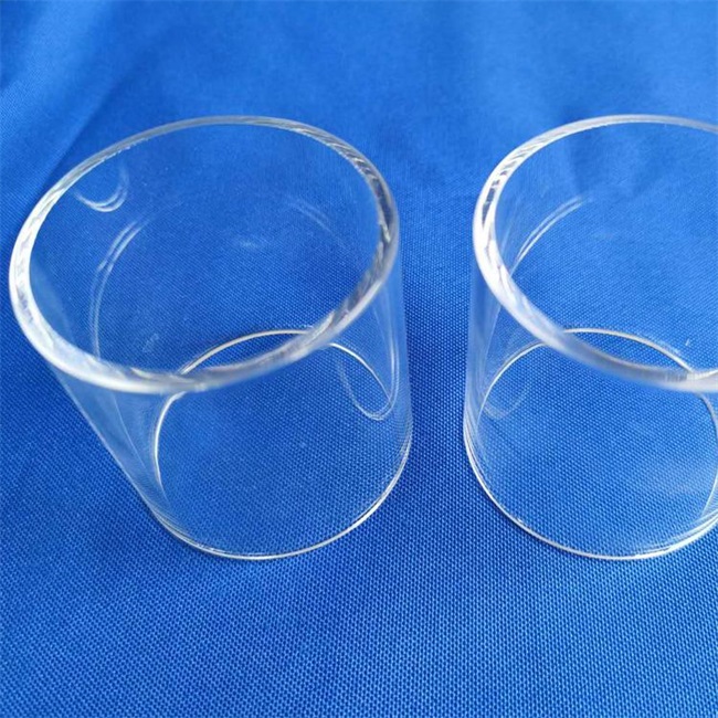 Extremely hard quartz glass tube