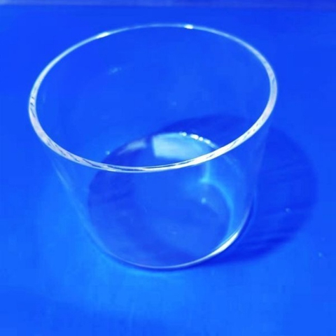 Цилиндрическая закрытая кварцевая трубка