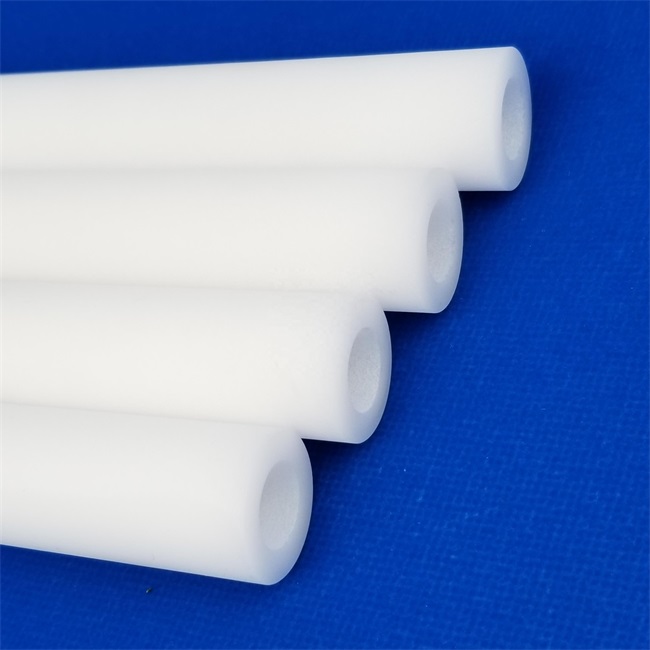 Opaque Milky White Quartz Glass Tube-1