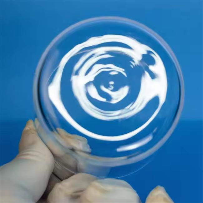 Transparent cylindrical quartz crucible factory