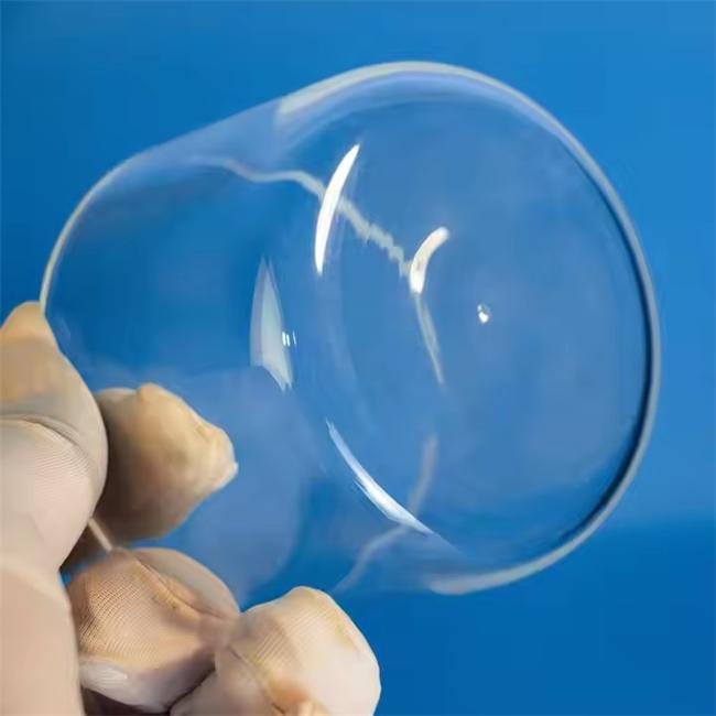 Transparent cylindrical quartz crucible supplier