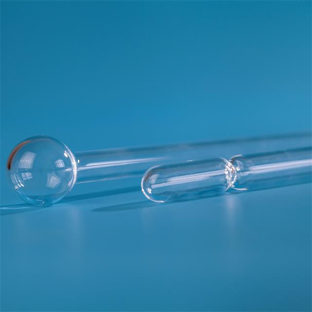 실험실용 투명 융합 석영 튜브
