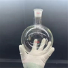 Laboratoire transparent transparent à fond 100 ml de bouteille de quartz