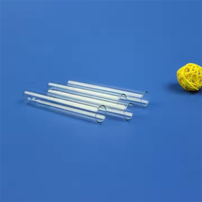 20ml 30ml 50ml 100 ml de fábrica de tubo de ensayo de vidrio de cuarzo de laboratorio