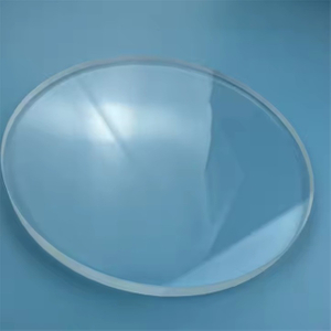 Fenêtre de silice fusionnée JGS1 transparente de grand diamètre
