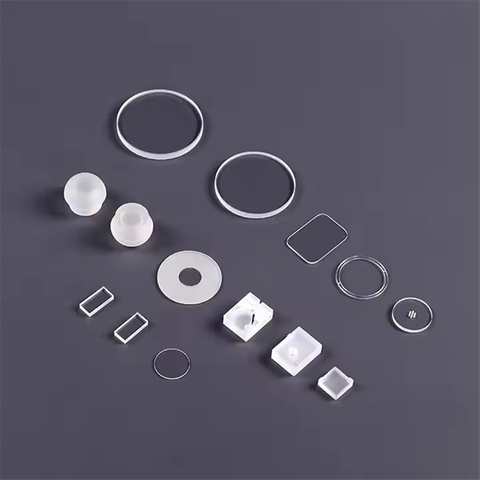 Transparent Quartz Glass Round And Square Sheets