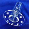 Transparent Fused Optical Quartz Glass Flange