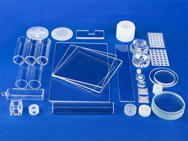 Electrolytic cell partition quartz glass plates