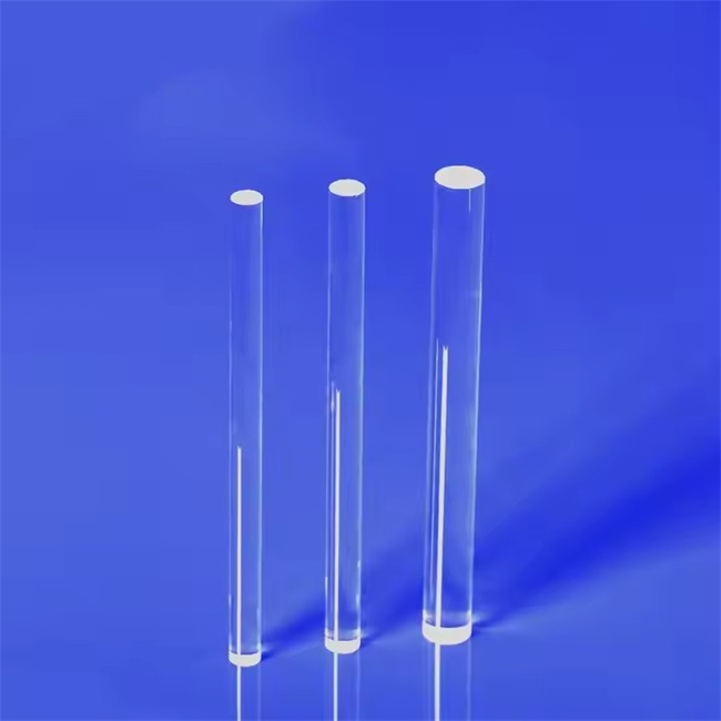 High Purity Transparent Optical Fused Silica Rod
