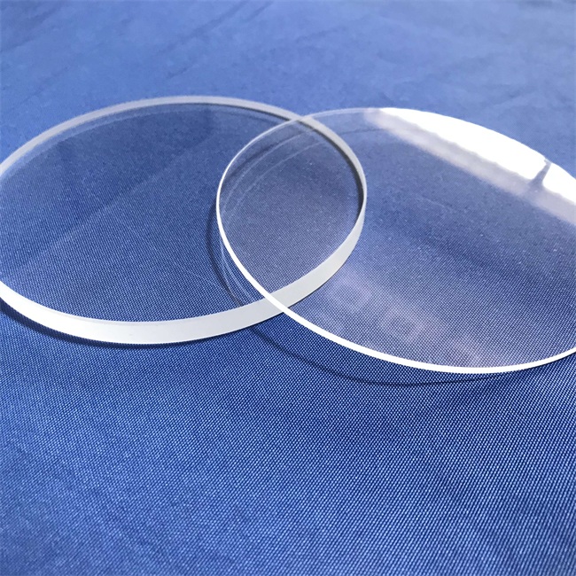 0.5-100mm length and width transparent UV quartz plate-2