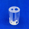 5-30mm Diameter Double Hole Transparent Fused Silica Tube