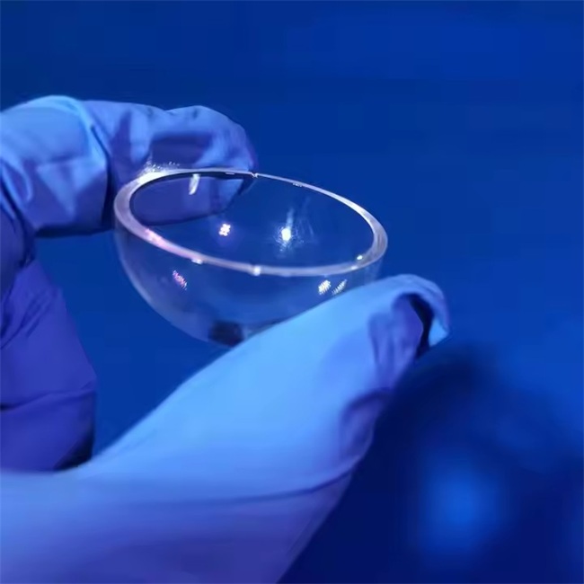 1-100mm high-purity chemical dome cover optical quartz crucible factory