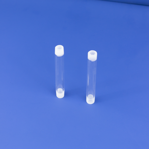 Spiral Mouth Transparent Quartz Tube