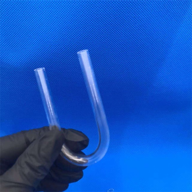 U-shaped transparent quartz glass tube manufacturer