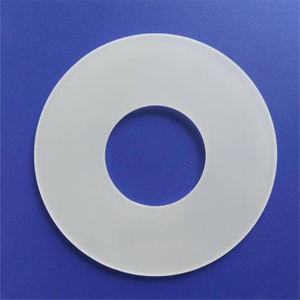 لوح زجاج كوارتز دائري غير شفاف مخصص
