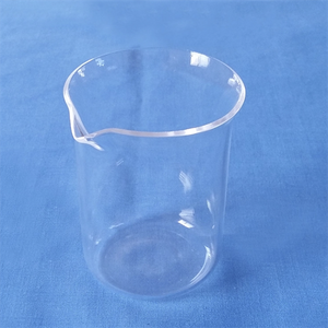 Vaso de cuarzo personalizado para material de laboratorio resistente al calor