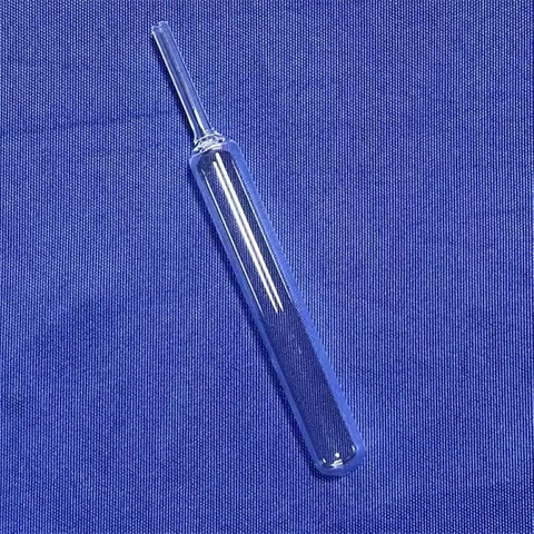 Laboratory long-nozzle quartz glass tube